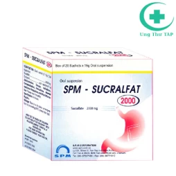 SPM-Sucralfat 2000 - Điều trị triệu chứng loét dạ dày tá tràng